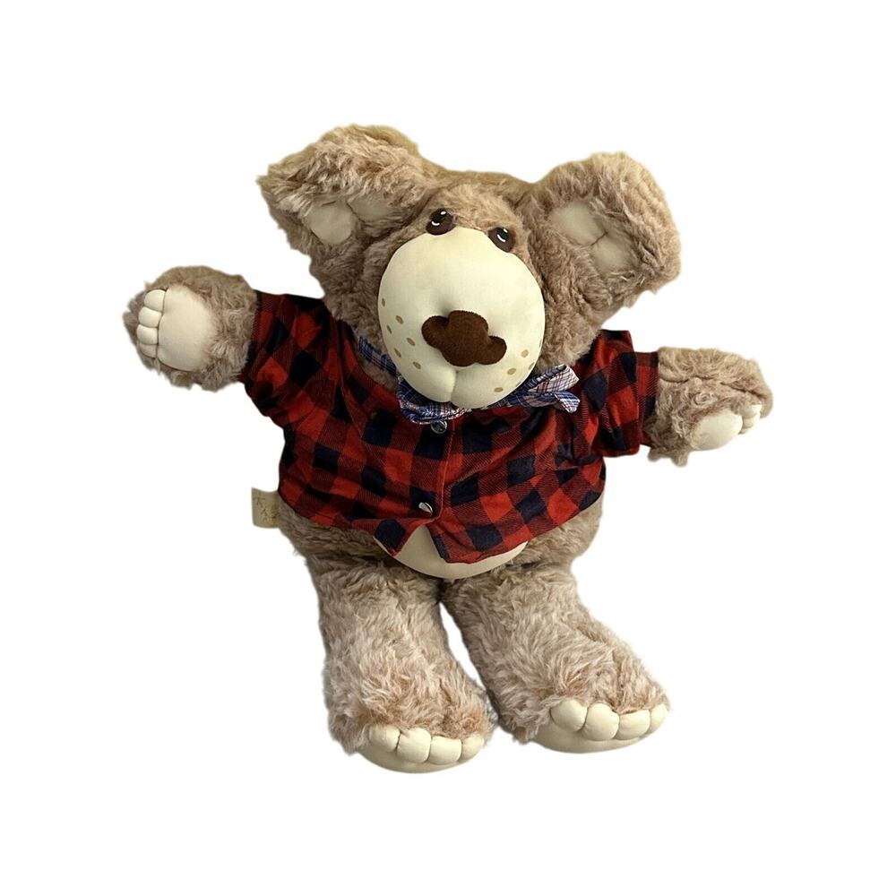 Furskins Stuffed Animal Bear by Xavier Roberts 22 inch Vintage 1984